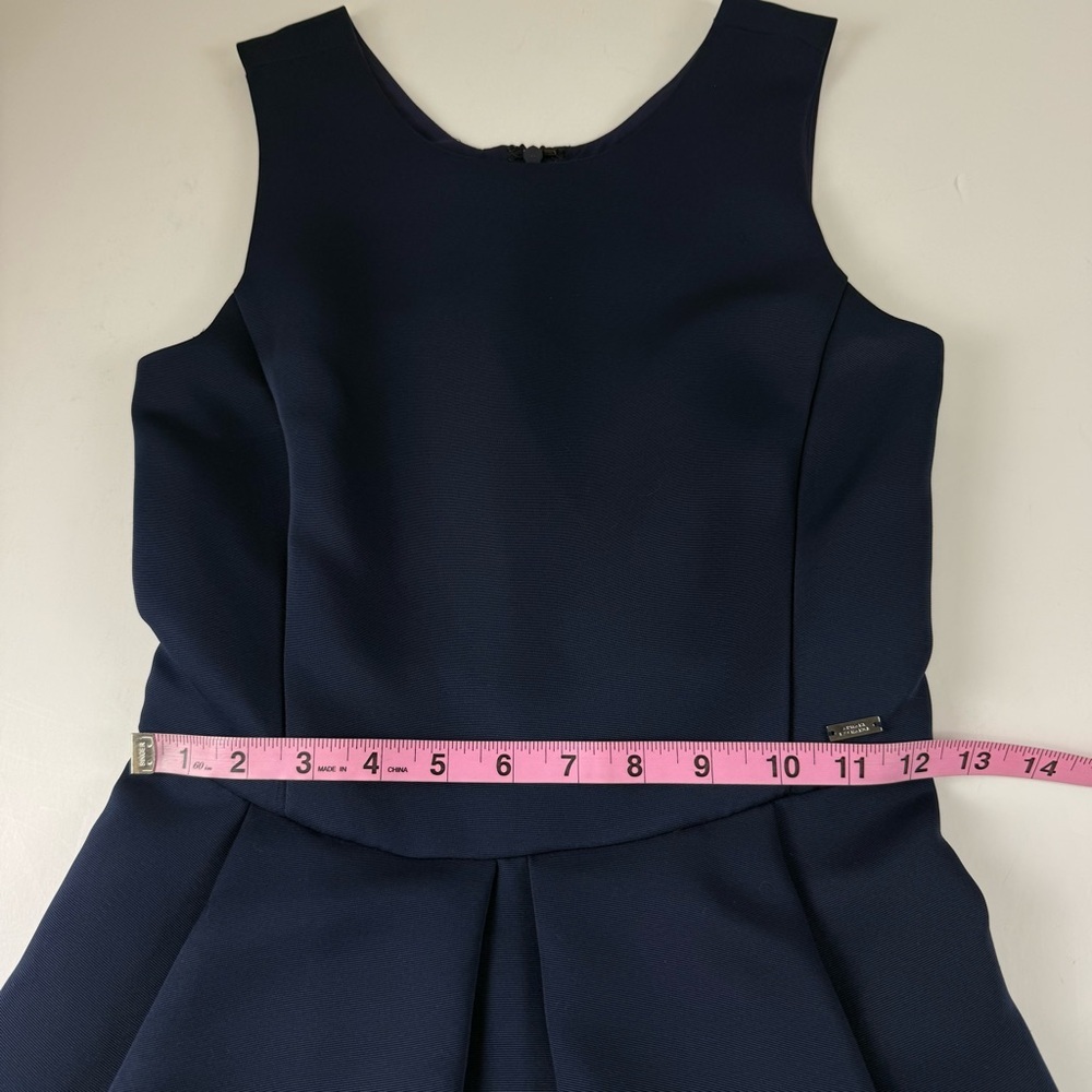 AX Armani Exchange Dress Womens 0 Blue Sleeveless Fit Flare - Picture 7 of 7